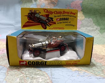 Vintage Chitty Chitty Bang Bang, Corgi Toys 266 Mint Box, Made in