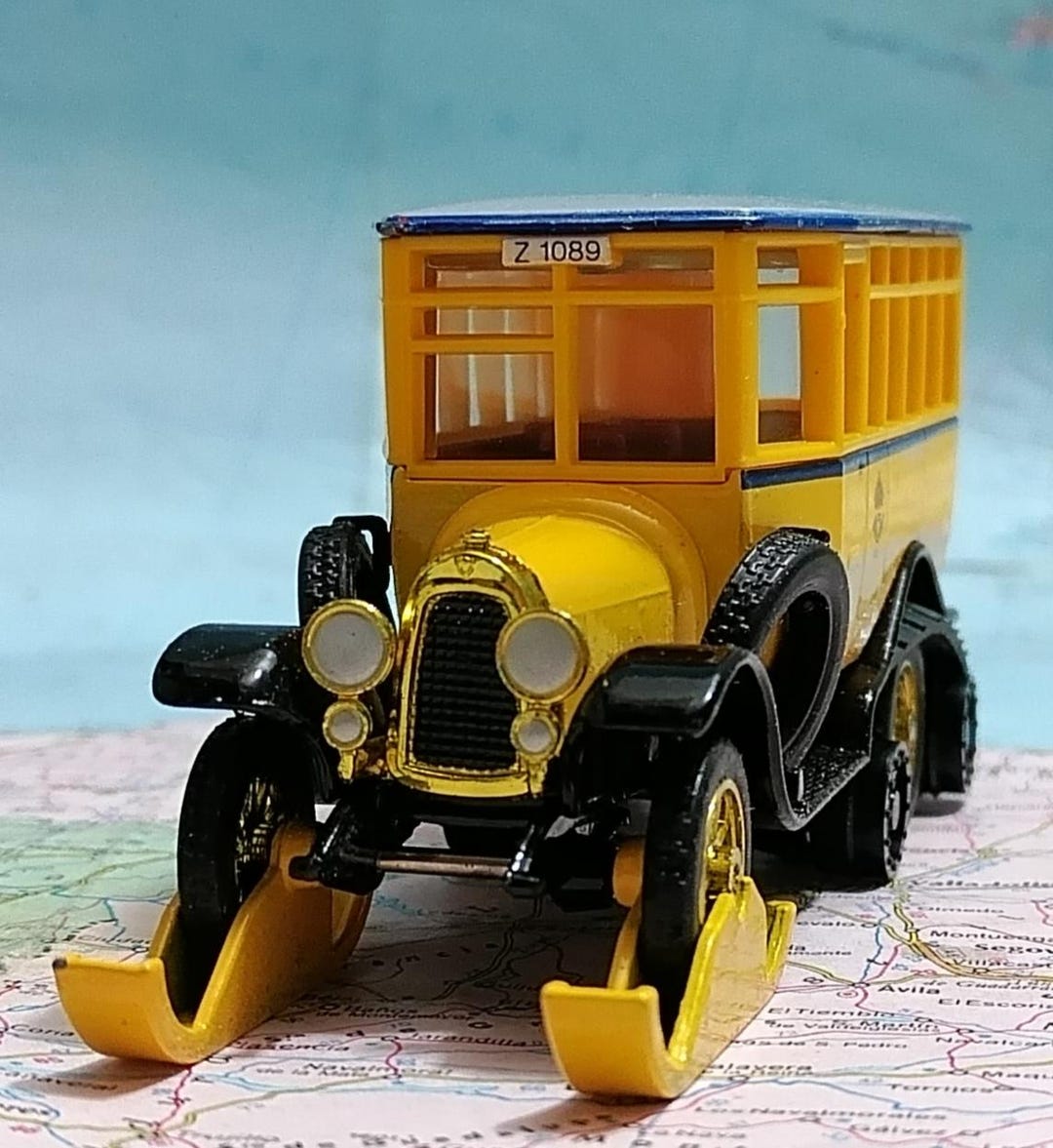 Matchbox Y16 – Bus Postal Scania Vabis 1923, Diecast, Multicolore