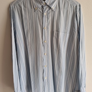 Vintage BEST COMPANY Men&#39;s SHIRT, long sleeves, size Large, 100% cotton, year 1993