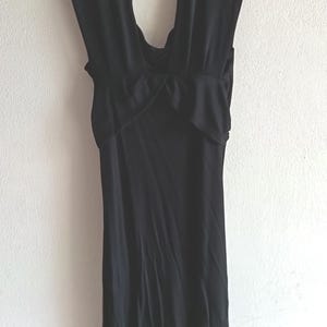 MARIELLA BURANI dress Evening or Ceremony Dress, black color, size L 46, model 5N004 never worn, Mariella Burani Fashion Made in Italy