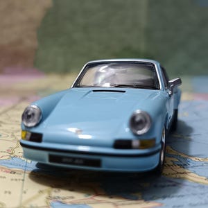 PORSCHE 911 Carrera 2.7 RS 1973, Vintage diecast 1:43 Scale model Mint box