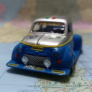 Fiat 500 Abarth, 1:21 Scale Model, Handmade, handcrafted