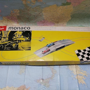 SCHUCO MONACO Race F1 Gran Prix, Extremely Rare Vintage Tin Toys Clockwork Made in Western Germany 1950