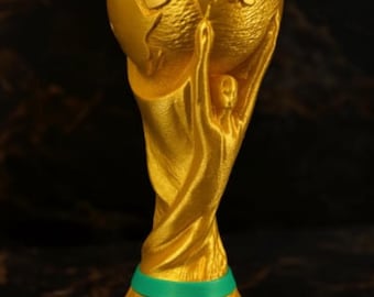 Réplica del trofeo de la Copa Mundial de la FIFA, gran exhibición, campeonato de fútbol