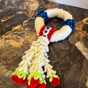 Thai Pipe Cleaner Flower Garland – Handmade Faux Jasmine Puang Malai