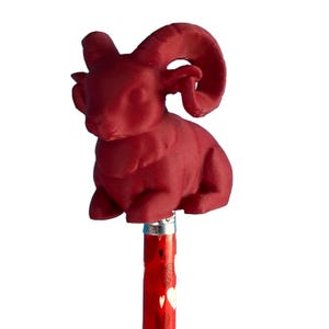Rowdy The Ramlet Pencil Topper | Mascot Charm for Kids, Teachers