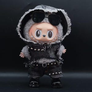 Labubu Chrome hearts風 着せ替え Labubu Chrome hearts風 着せ替え(Chrome Hearts Labubu - Etsy)