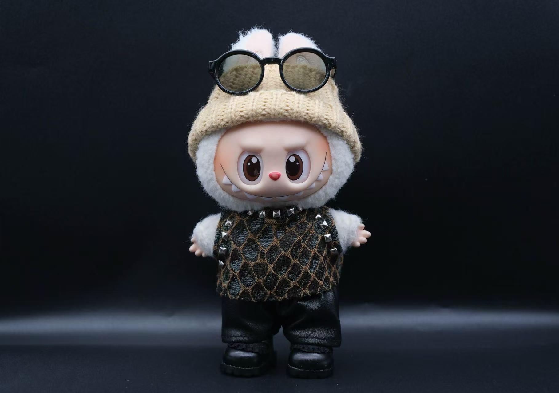 シャネルラブ　ラブブ コスチューム ラブブ着せ替え服 2点 Labubu outfit chanel - Etsy 日本