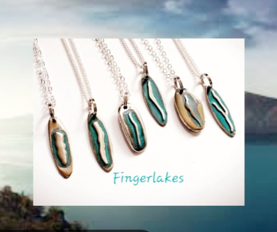 Finger Lakes Metal Jewelry Turquoise Finger Lakes NY Etsy