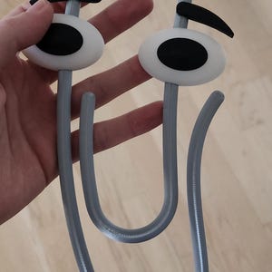 Clippy – Karl Klammer Magnetische Büroklammer im Retro-Design (3D-gedruckt, 3 Größen) Windows 97 Word