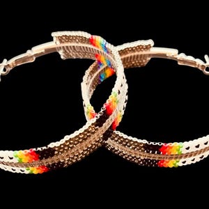 Beaded Legacy Hoop Earrings