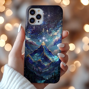 Enchanting ACOTAR Night Court Mosaic Phone Case: Touch Of Starlight For Book Lovers, Perfect Gift For ACOTAR Fans