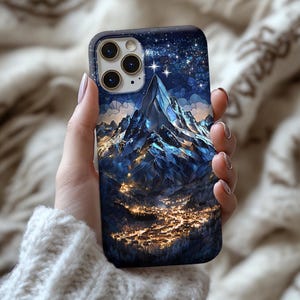 Velaris Phone Case ACOTAR ACOMAF Inspired, Stained Glass Fantasy Phone Cover, Night Court Starfall City Case, Bookish Aesthetic Samsung Case