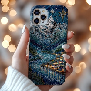 Night Court Embroidered ACOTAR Phone Case for Bookish Souls, Velaris iphone Samsung Case, Bookish Gift, Fantasy Lovers