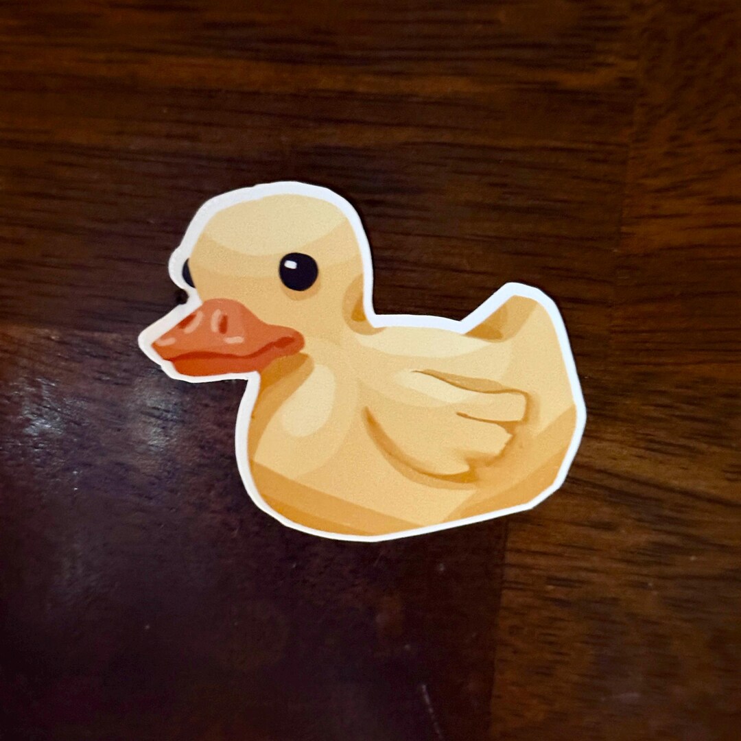 Ducky Sticker Rubber Ducky Sticker - Etsy