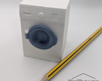 Dollhouse Washing Machine 1:12 Scale STL Digital Files for 3D Printing