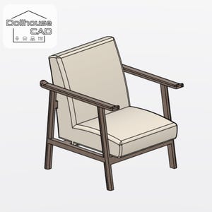 Dollhouse Armchair 1:12 Scale Digital Download STL files