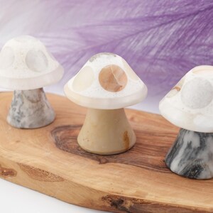 Banded Calcite Mushroom