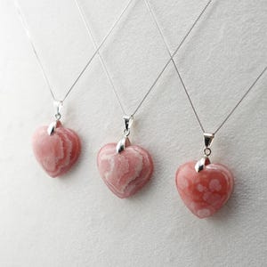 Rhodochrosite Pendant Necklace - Xlarge