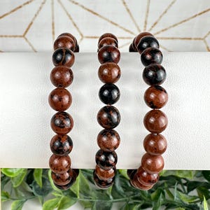 Mahogany Obsidian Bracelet