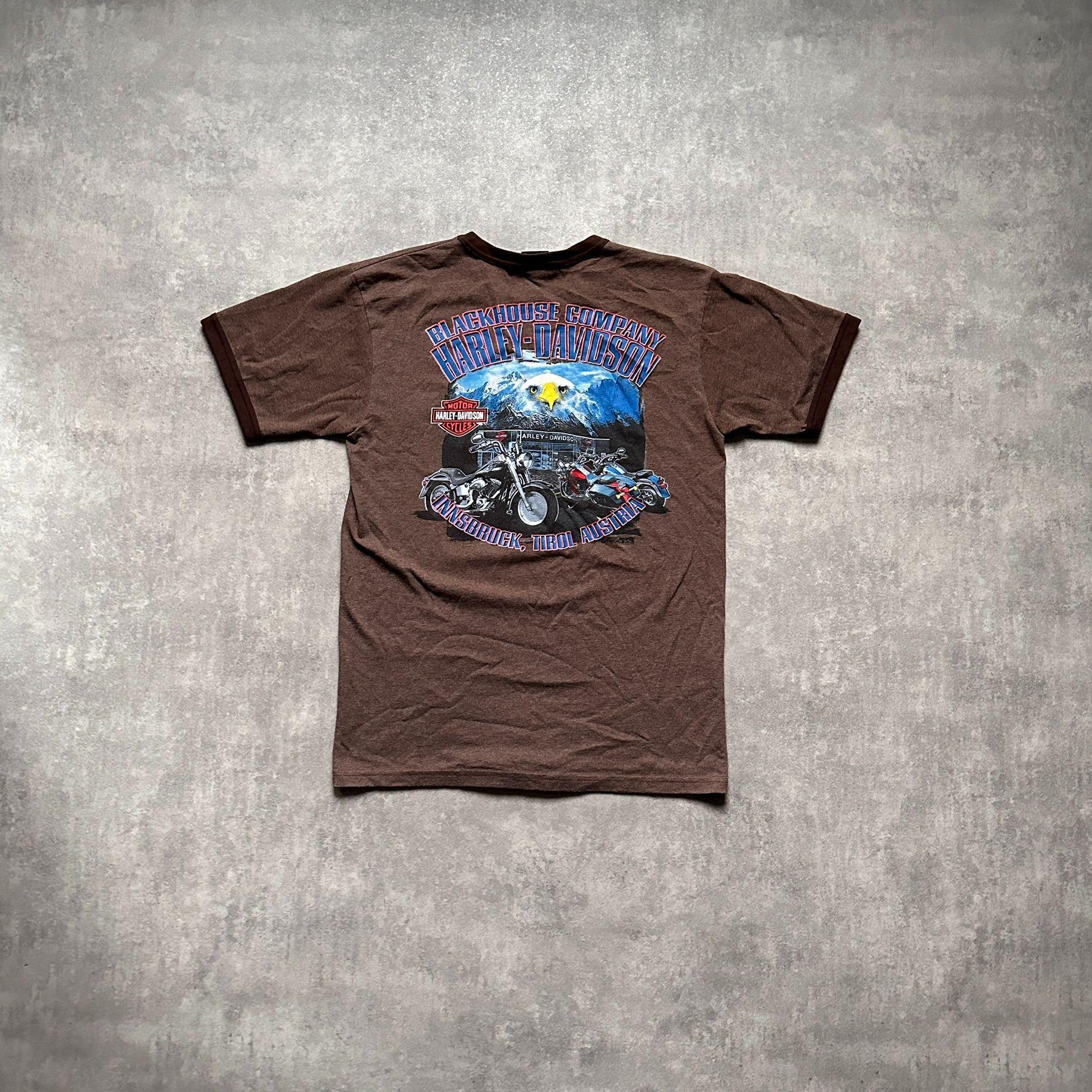Harley Davidson Tirol Austria Cotton T-shirt Mens Size M L Made in
