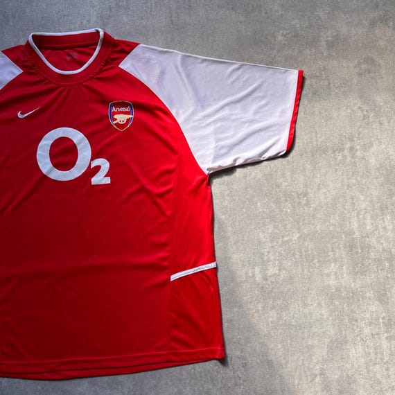 00/02 NIKE × Arsenal S/S Game Shirts Nike Arsenal O2 Jersey T-shirt Football Soccer Mens Size XL