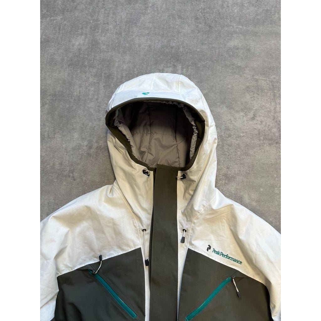 Peak Performance Mens Outdoor Ski Snowboard Jacket Size Xxl Green