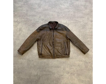 Arizona Marcucci Skins Flyers Y2K Vintage 100% Real Leather Cargo