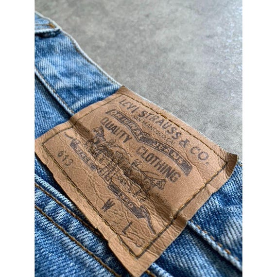 Levi's 613 W33 L30 Orange Tab Blue Mens Jeans - Etsy