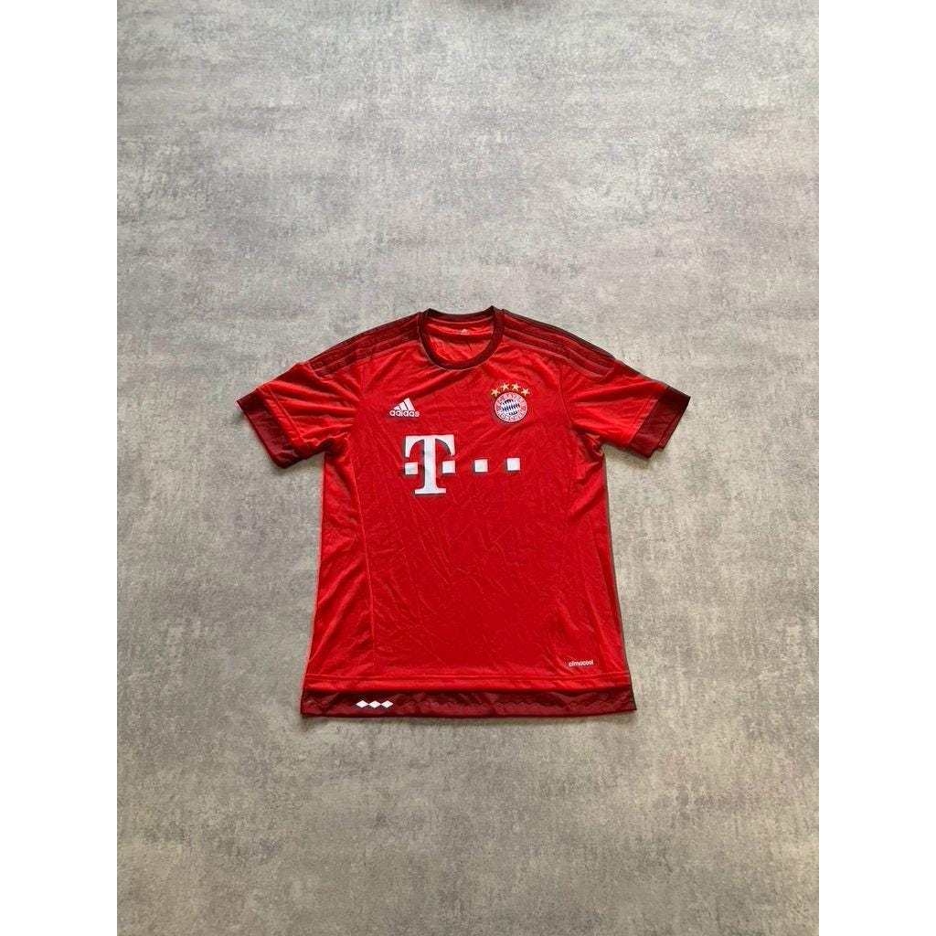 Adidas Bayern Munchen Jersey T-shirt Mens Size M Red Football