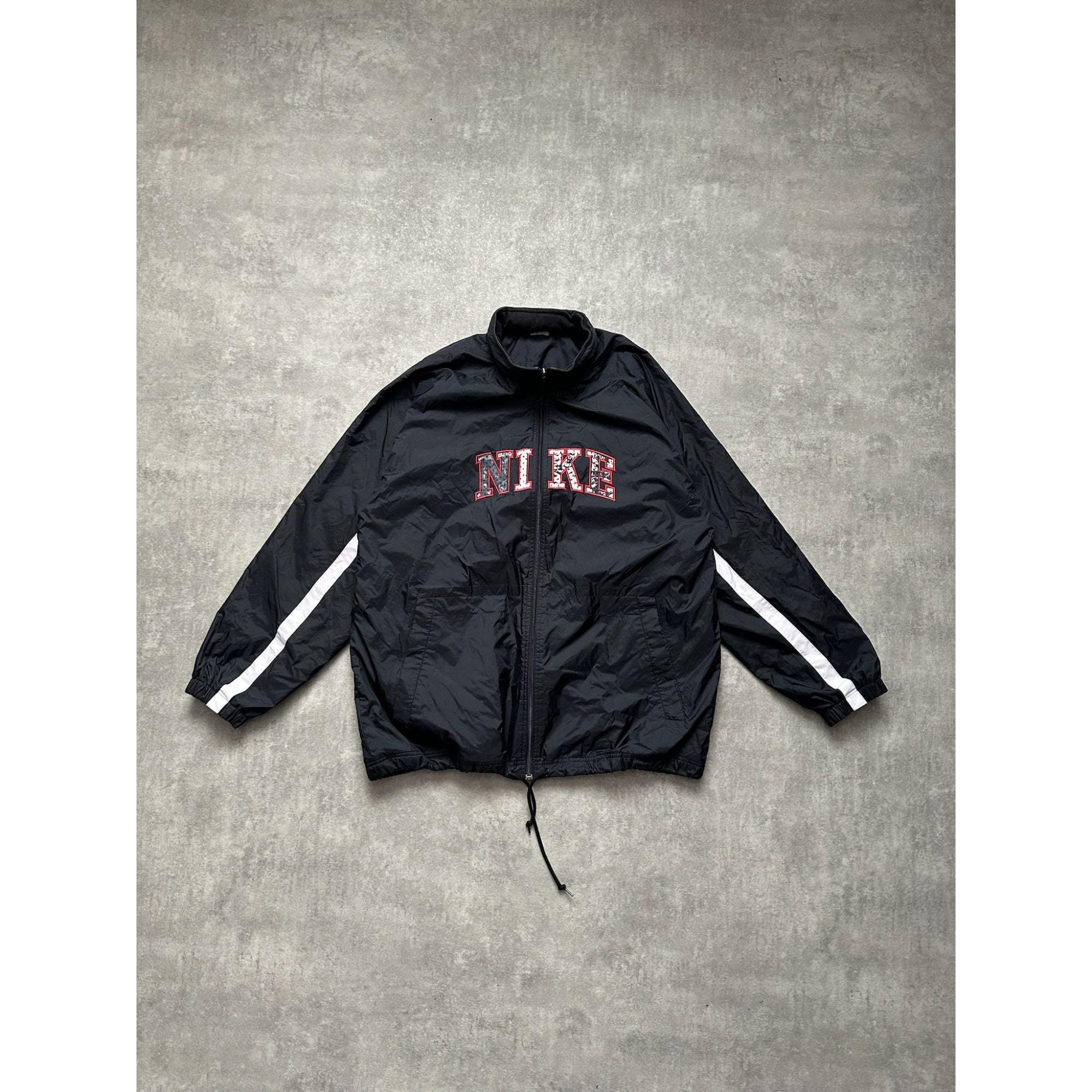 Nike Heavy Winter Jacket Big Logo Swoosh Mens Size Like Xl-xxl 2xl