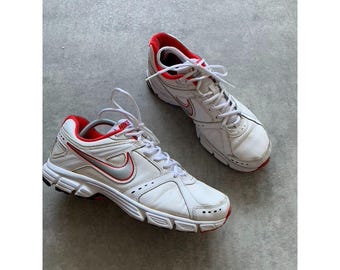 Zapatillas Nike para hombre talla 42 blancas y rojas