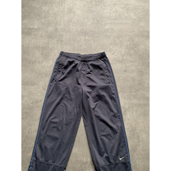 Nike Polyester Trainingshose Herren Hose Grösse M gestreift grau