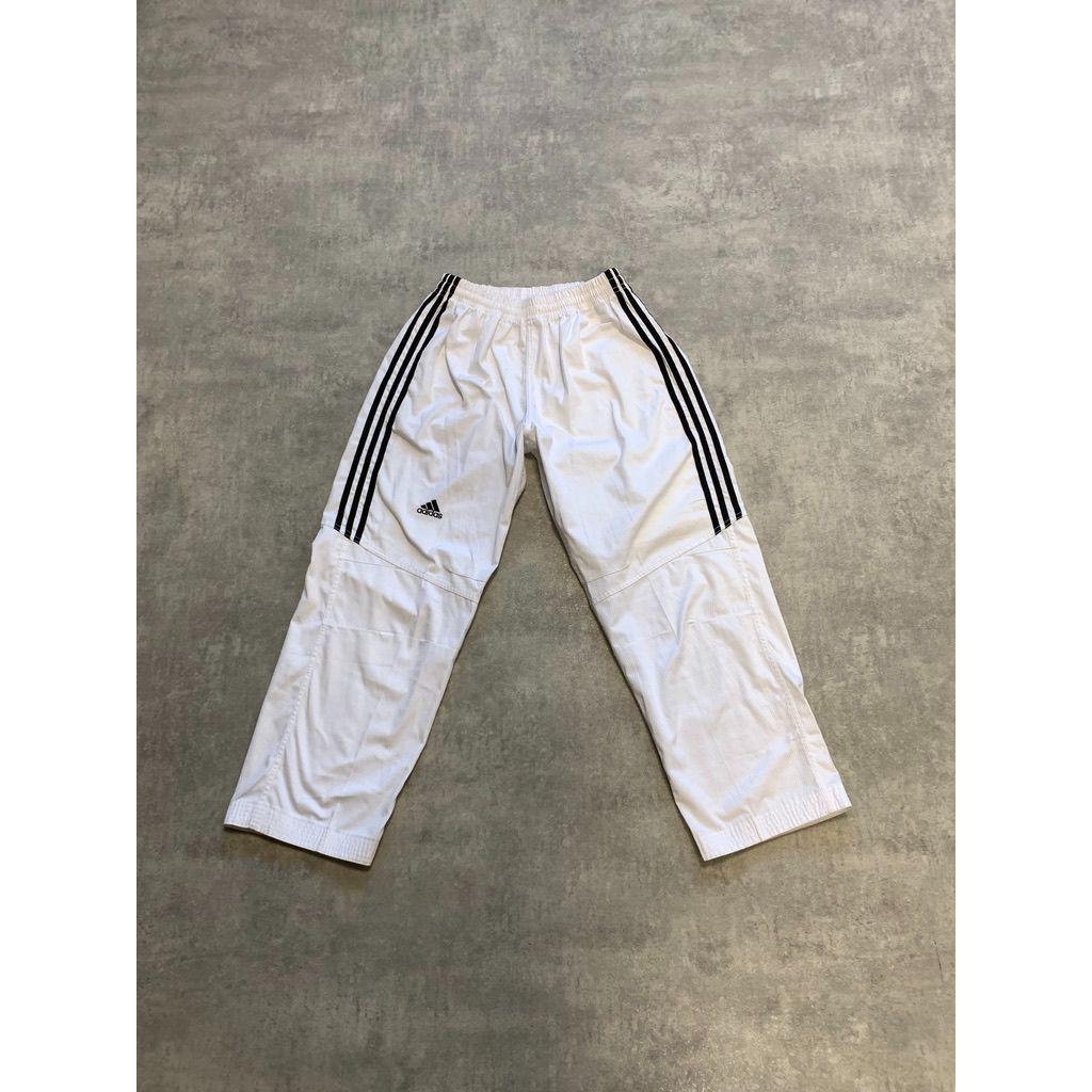 80s〜90s adidas white track pants adidas '80s Premium Embossed 3-Stripes Track Pants - White | Free
