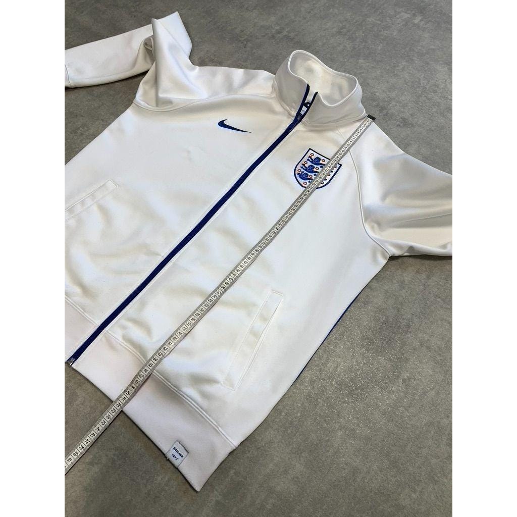 Nike England Training Jacket Size L White Football Soccer Mens