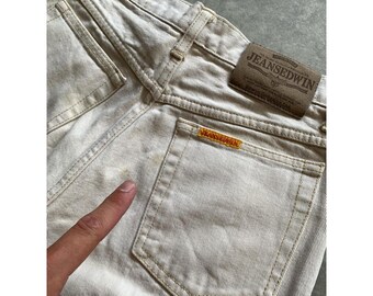 Vintage Edwin International Jeans Made in Japan Beige Newton Slim