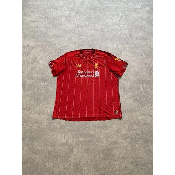 L.F.C. Liverpool リバプール サッカーシャツ XL New Balance LFC Liverpool Football Soccer Club T-shirt Jersey Mens