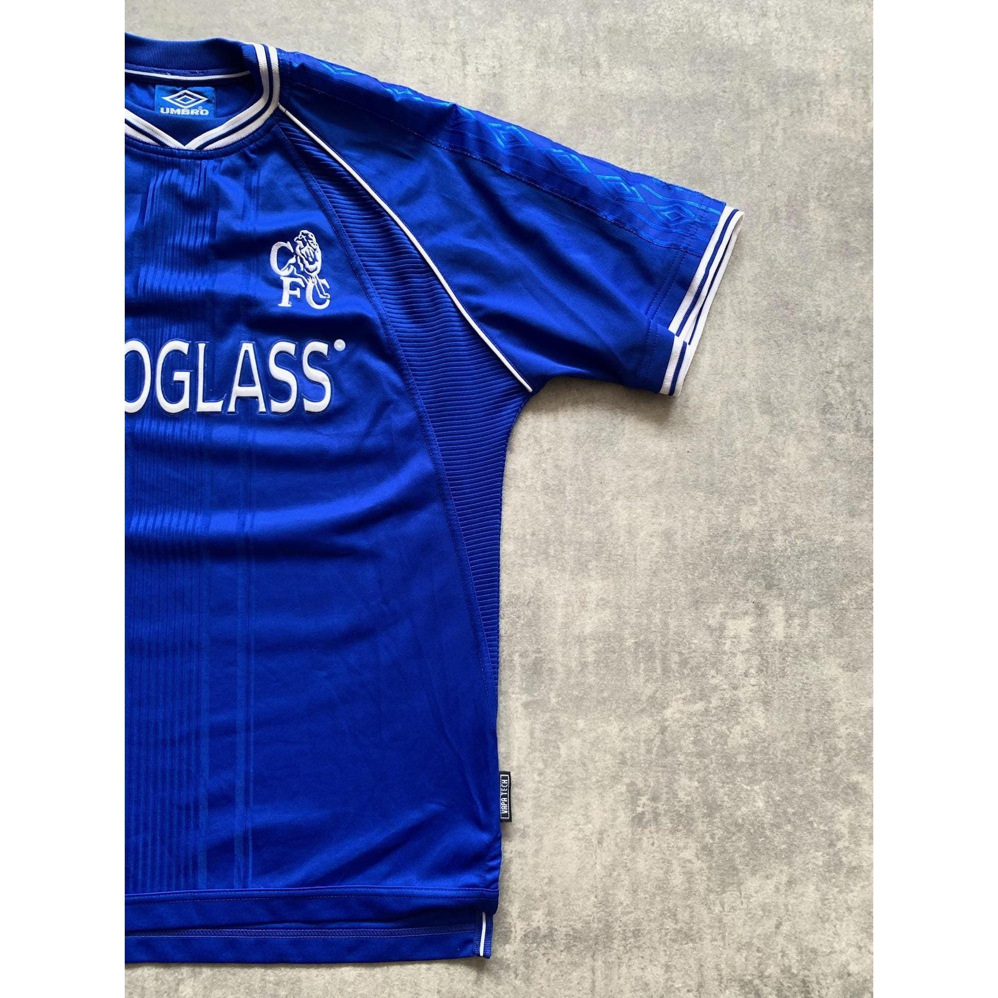 【00s Umbro】Chelsea tshirt soccer uniform CHELSEA 2000s TRAINING FOOTBALL SHIRT SOCCER JERSEY UMBRO sz
