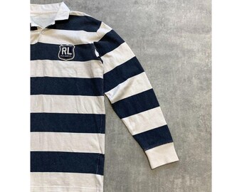 Ralph Lauren Polo Jeans Co Striped Long Sleeve T-shirt Mens Size