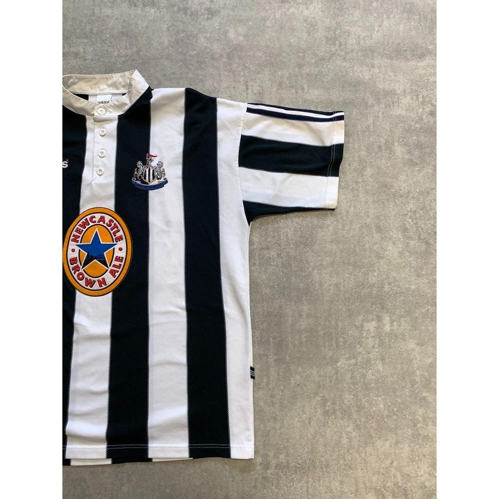 Adidas New Castle 1995/1996 Vintage Football Jersey T-shirt Mens