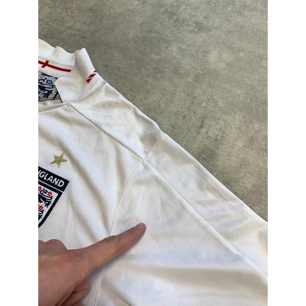 Umbro England Football Soccer T-shirt Jersey Mens Size XL White - Etsy