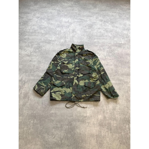 US Army Alpha Introduction Field Coat Jacket Camouflage Green Mens