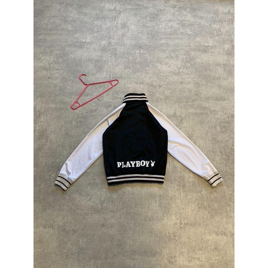 Playboy Womens Jacket Size M Black White - Etsy