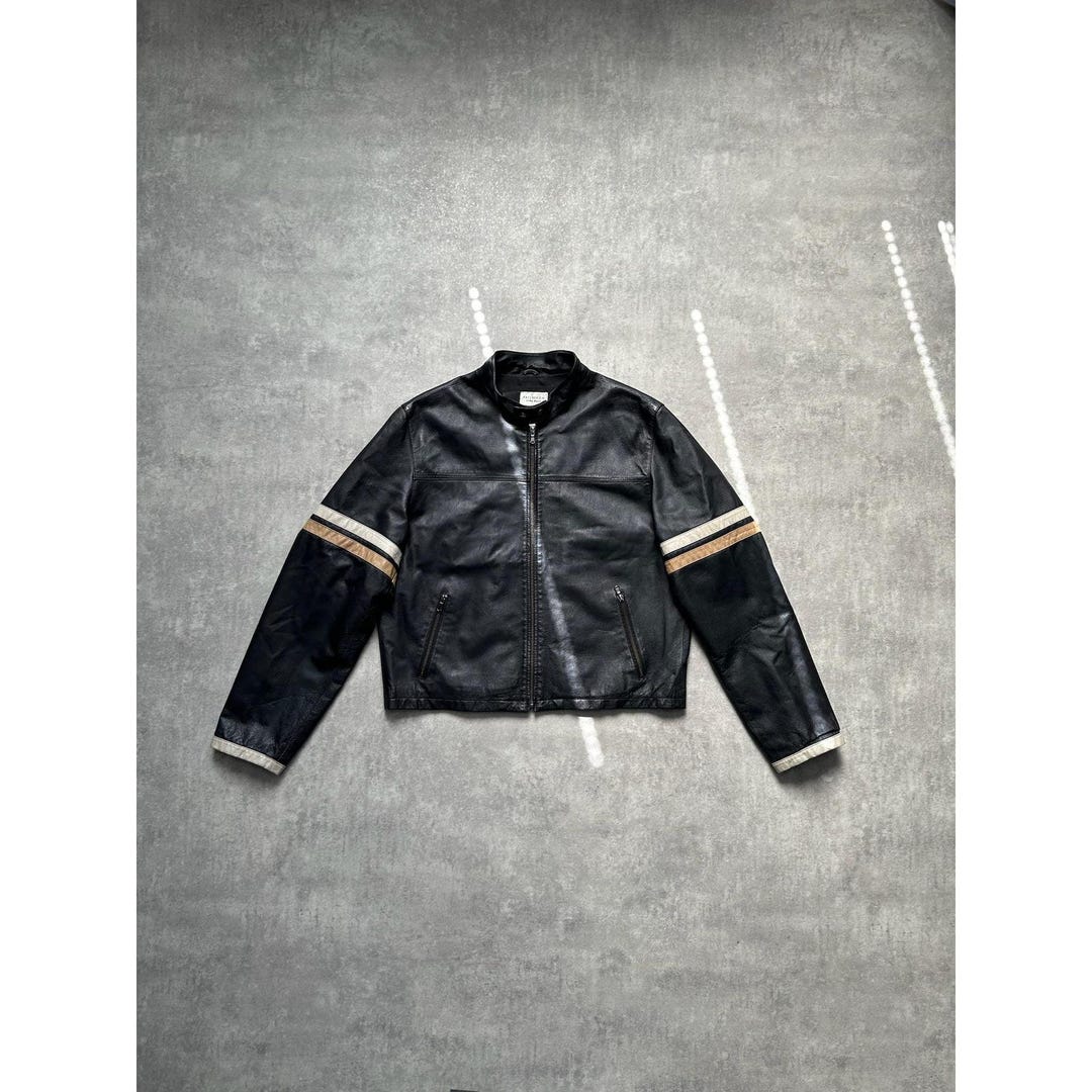 Freeheron Vera Pelle Genuine 100% Real Leather Bomber Jacket