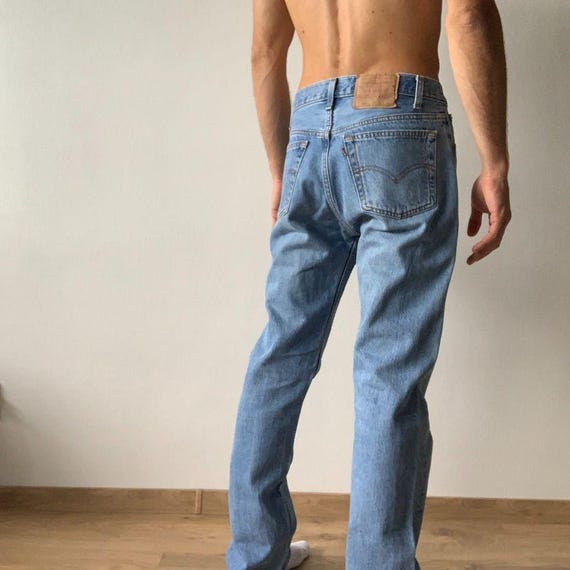 Levi's 501 W31 L32 Straight Fit Mens Blue Jeans Made in USA - Etsy