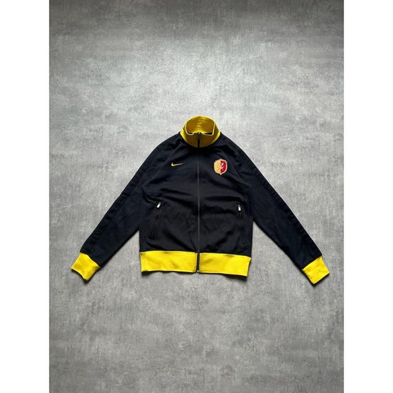 Nike Galatasaray Football Soccer Zip Jacket Mens Size M Black