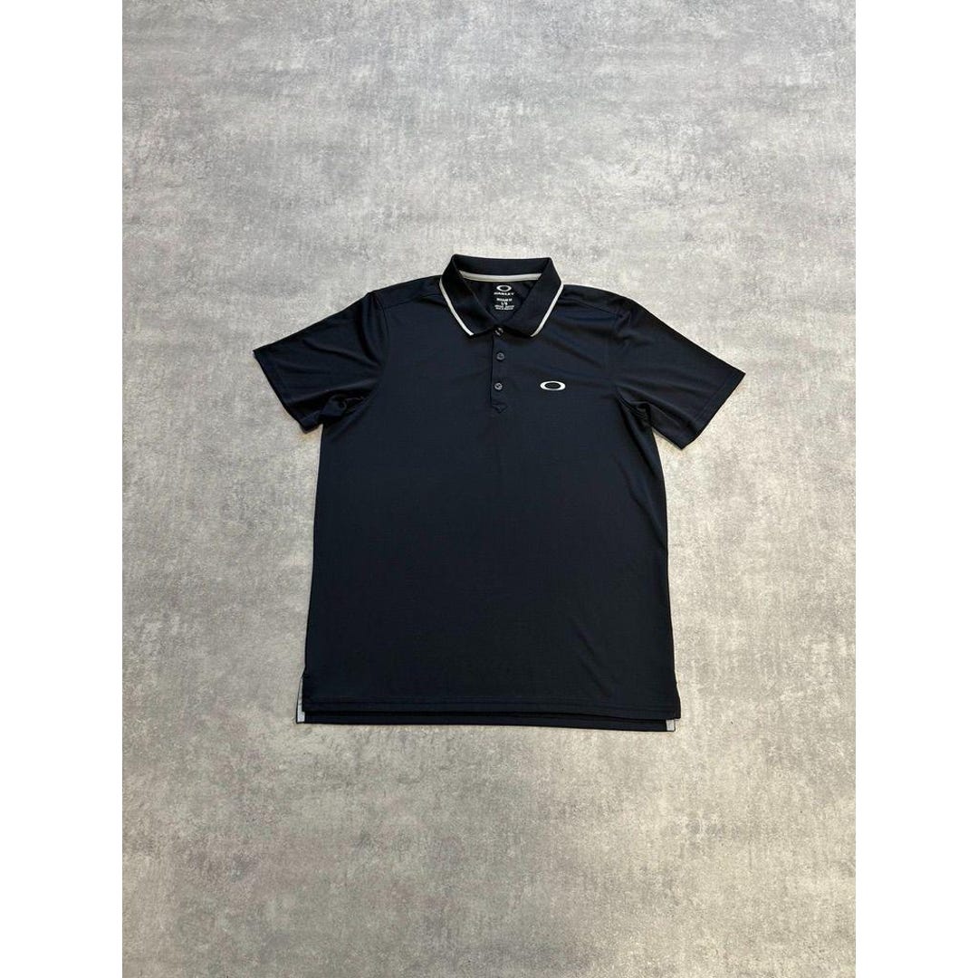 Oakley Polo Polyester T-shirt Mens Size L Black - Etsy