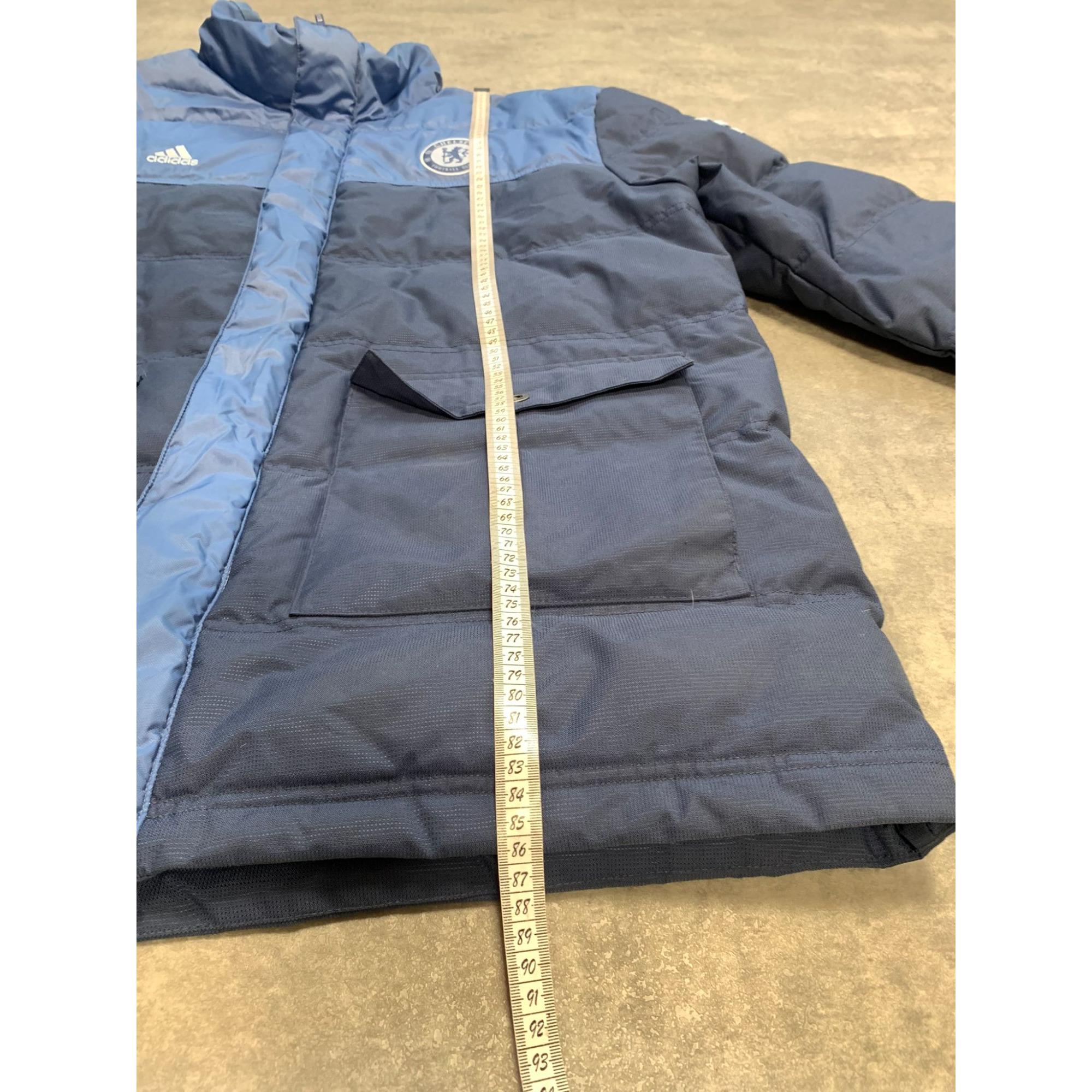 Adidas Chelsea Football Soccer Puffer Jacket Mens Size XL Blue - Etsy
