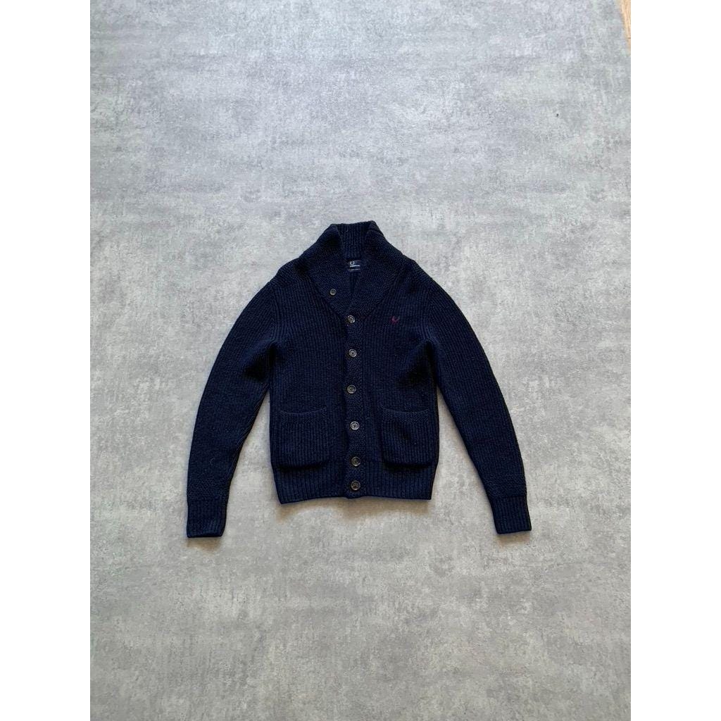 トップス Fred Perry Reissues Lambswool Cardigan FRED PERRY Lambswool Cardigan – Posers Hollywood
