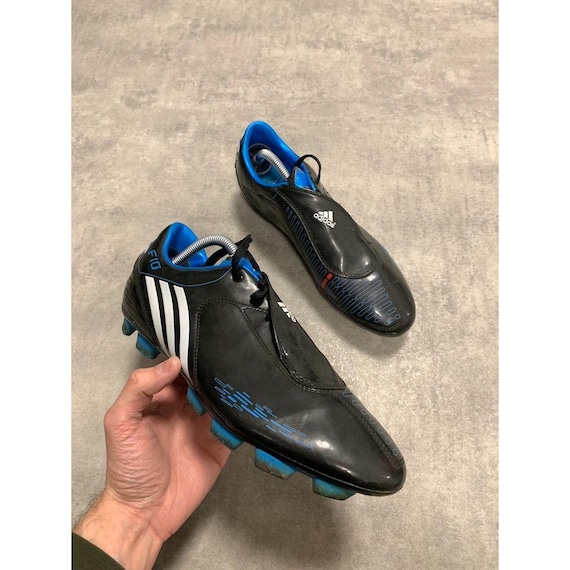 Adidas F10 Football Soccer Cleats Mens Size 44 2/3 Blue Navy - Etsy